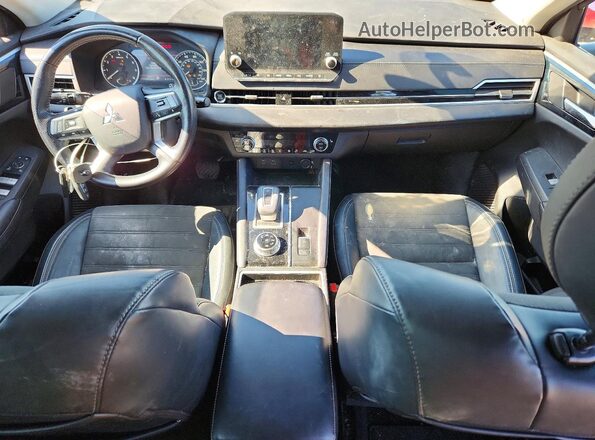JA4J4UA86NZ037698 2022 MITSUBISHI OUTLANDER Blue Вид щитка приладів