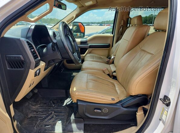 1FTEW1EP5JKC33961 2018 FORD F150 White Dashboard view