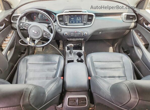 5XYPH4A50HG235092 2017 KIA SORENTO Gray Vista del cuadro de instrumentos