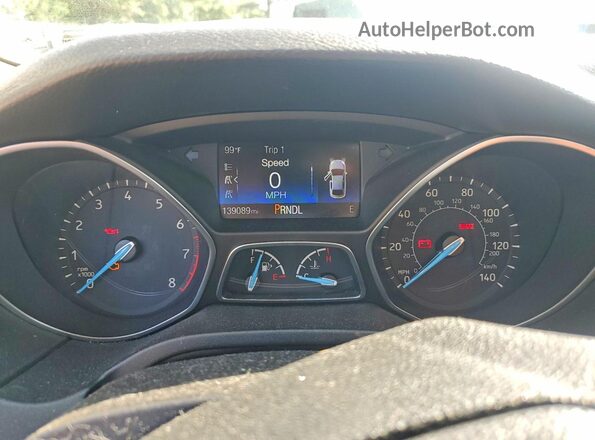 1FADP3F29HL283831 2017 FORD FOCUS White Вид задніх сидінь