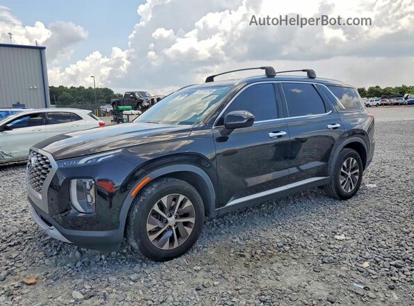 KM8R24HE3MU231736 2021 HYUNDAI PALISADE Black Հետևի ձախ