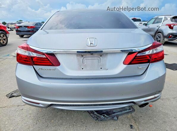 1HGCR2F38GA071694 2016 HONDA ACCORD Silver Вид салону спереду