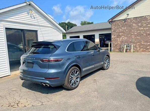 WP1AF2AY7LDA39117 2020 PORSCHE CAYENNE Blue Przód prawy