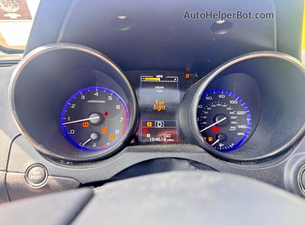 4S4BSANCXG3252788 2016 SUBARU OUTBACK Blue Widok zestawu wskaźników