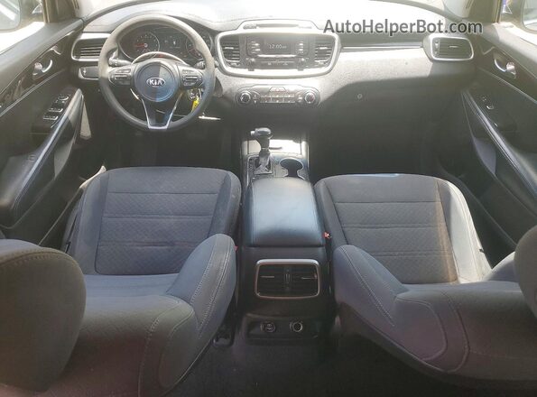 5XYPG4A59JG361301 2018 KIA SORENTO Серебряный Вид щитка приборов