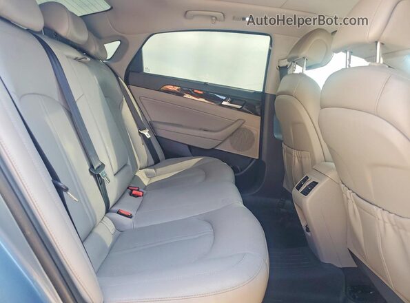 KMHE34L10GA018832 2016 HYUNDAI SONATA Blue Vista interior trasera