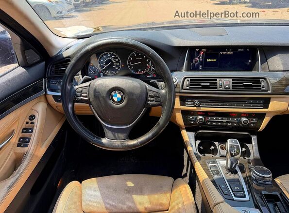WBA5B3C55GG257873 2016 BMW 5 SERIES Blue Vista de los asientos traseros