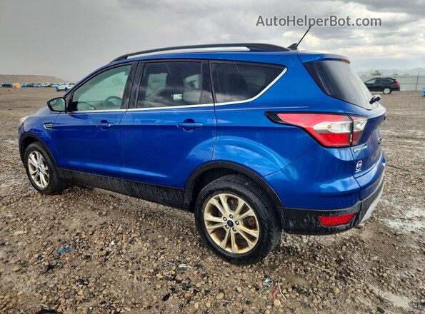 1FMCU9HD7JUB10482 2018 FORD ESCAPE Синий Задняя правая четверть