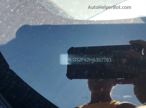 SALGS2FV2HA357783 2017 LAND ROVER RANGE Green უკანა სალონის ხედი
