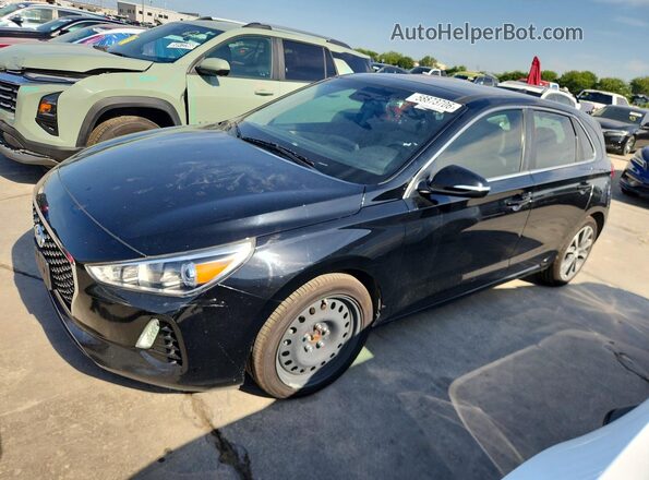 KMHH35LE1LU143272 2020 HYUNDAI ELANTRA Black Հետևի ձախ