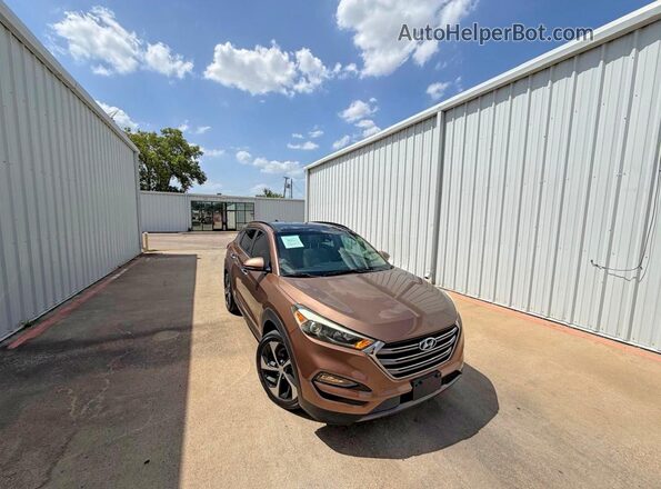 KM8J33A29GU142357 2016 HYUNDAI TUCSON Brown Tył lewy