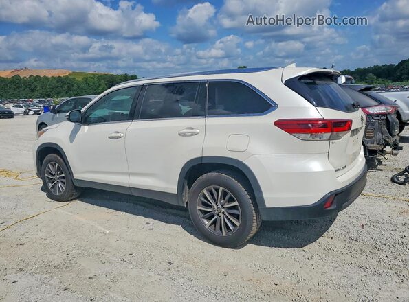 5TDKZRFHXKS561497 2019 TOYOTA HIGHLANDER White Задня права чверть