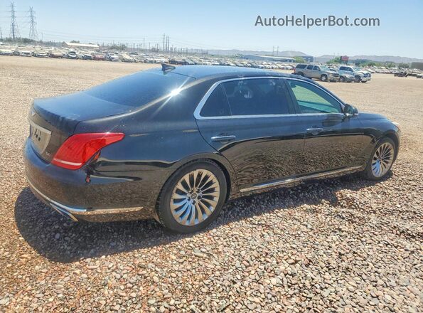 KMHG54JH4JU048005 2018 GENESIS G90 Black Передня права чверть