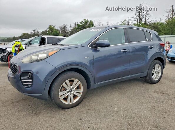 KNDPMCAC5H7117637 2017 KIA SPORTAGE Blue Задня ліва чверть