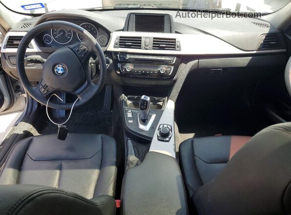 WBA8E1G57HNU13993 2017 BMW 3 SERIES Silver Вид щитка приладів