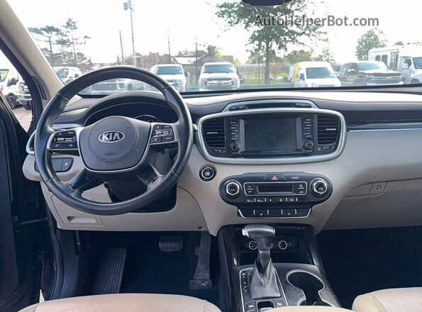 5XYPHDA51KG533285 2019 KIA SORENTO Blue Вид задніх сидінь