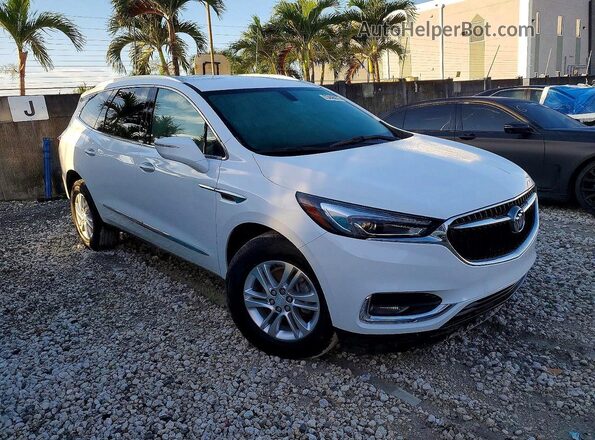 5GAERBKW5JJ122102 2018 BUICK ENCLAVE White Vista frontal