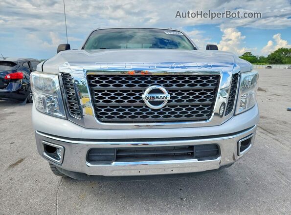 1N6BA1F33HN568820 2017 NISSAN TITAN Silver Հետևի տեսք