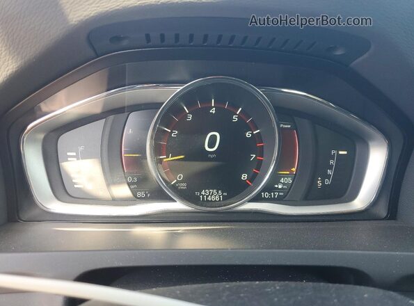 LYV402FK3GB109264 2016 VOLVO S60 Белый Вид задних сидений