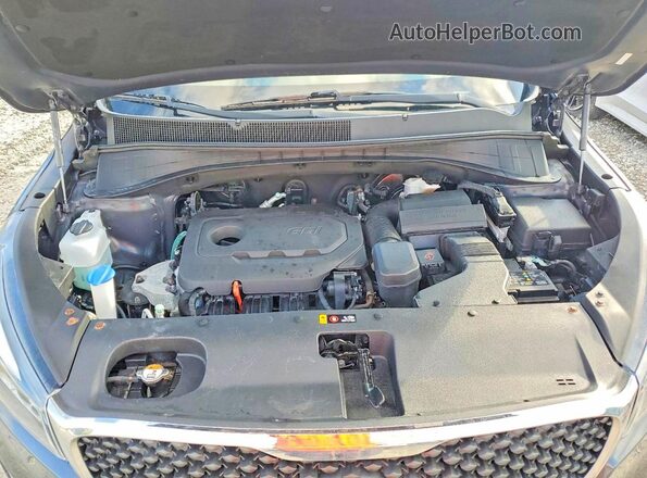5XYPG4A38JG344438 2018 KIA SORENTO Угольный Вид наклейки с VIN-кодом
