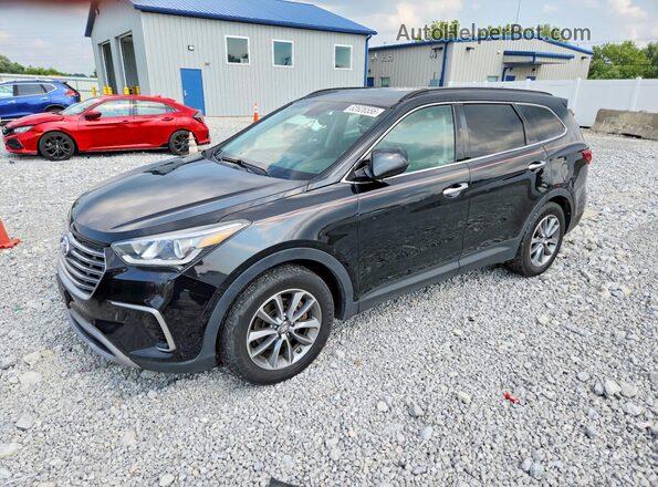KM8SMDHF9HU209413 2017 HYUNDAI SANTA Black Задня ліва чверть