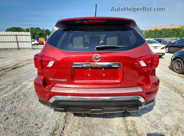 5N1DR2MN7HC681949 2017 NISSAN PATHFINDER Red Front interior view