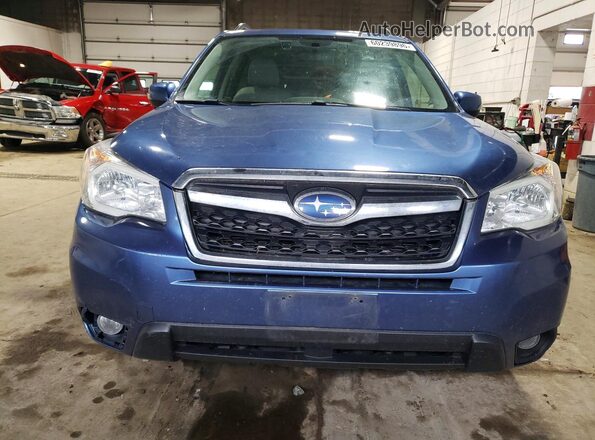 JF2SJAXC3GH511789 2016 SUBARU FORESTER Blue Rear view
