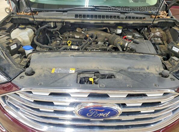 2FMPK4J96LBA89794 2020 FORD EDGE Burgundy VIN კოდის სტიკერის ხედი