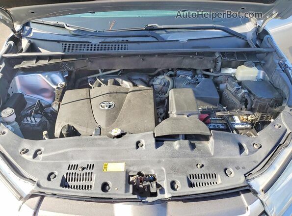 5TDZZRFHXJS243165 2018 TOYOTA HIGHLANDER Silver Vista de la etiqueta del VIN