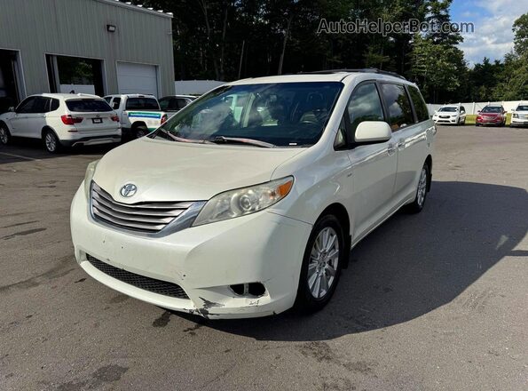 5TDDZ3DC4HS159092 2017 TOYOTA SIENNA White Задня ліва чверть