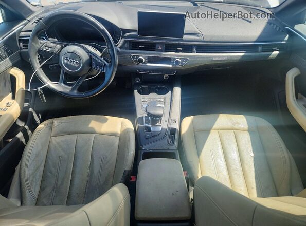 WAUENAF44HN025213 2017 AUDI A4 White Вид щитка приладів