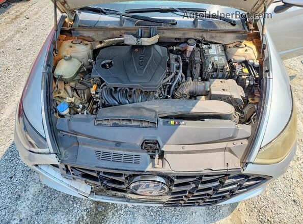 5NPEL4JA2LH059313 2020 HYUNDAI SONATA Silver ძრავის განყოფილების ხედი