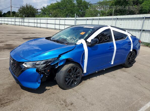 3N1AB8DV8SY334159 2025 NISSAN SENTRA Blue Հետևի ձախ