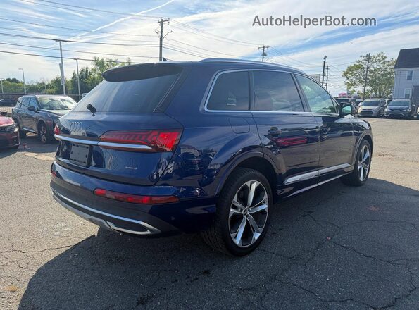 WA1LXAF72MD014929 2021 AUDI Q7 Синий Вид спереди