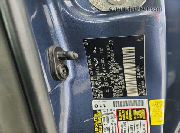 5TDKK3DCXGS727484 2016 TOYOTA SIENNA Blue Սալոնի 360 աստիճան տեսք