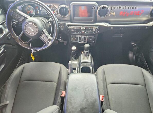 1C4HJXDG9LW241203 2020 JEEP WRANGLER Black Widok zestawu wskaźników