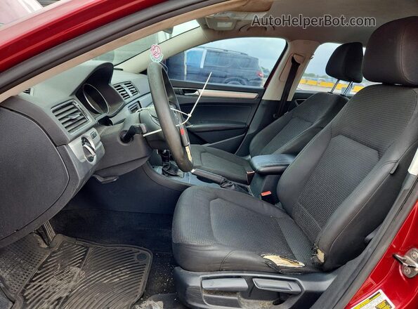 1VWAT7A35HC049750 2017 VOLKSWAGEN PASSAT Burgundy Dashboard view