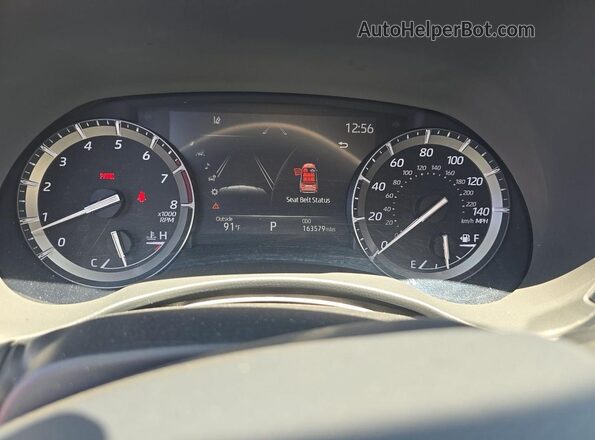 5TDDZRBH1LS018507 2020 TOYOTA HIGHLANDER Gray Instrument cluster view