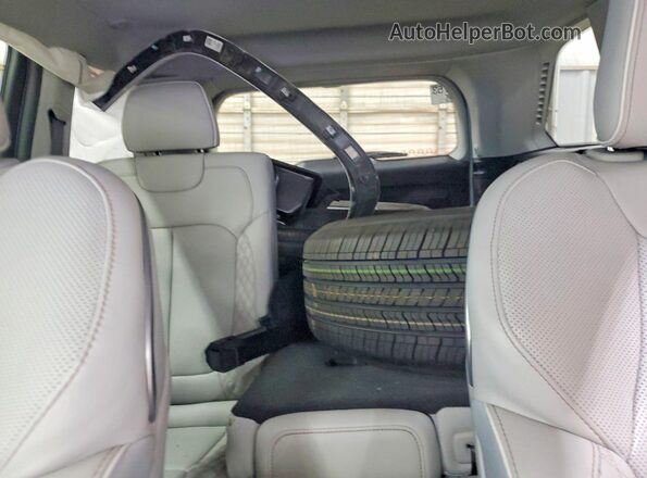 1C4RJYE61N8755991 2022 JEEP CHEROKEE White Vista interior trasera