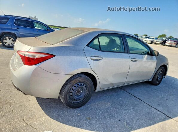 5YFBURHE2GP546039 2016 TOYOTA COROLLA Silver Delantero derecho
