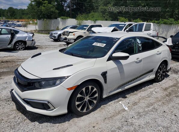 2HGFC2F6XLH599905 2020 HONDA CIVIC White Задня ліва чверть