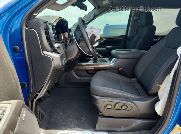 3GCUDEED5NG537982 2022 CHEVROLET SILVERADO Blue წინა პანელის ხედი