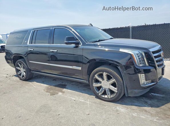 1GYS4JKJ3HR264162 2017 CADILLAC ESCALADE Black Դիմացի տեսք