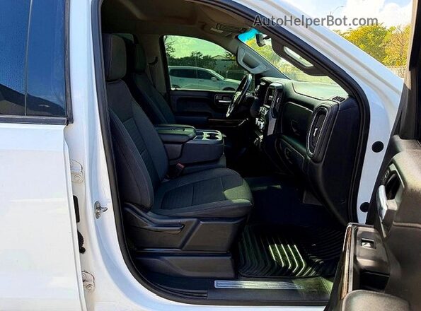 1GTU9BET4MZ191297 2021 GMC SIERRA White წინა პანელის ხედი