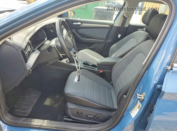 3VW7X7BU1SM076343 2025 VOLKSWAGEN JETTA Blue Dashboard view