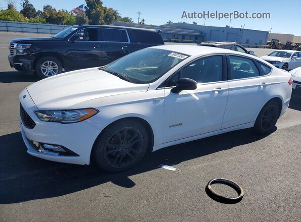 3FA6P0LUXHR300487 2017 FORD FUSION White Задня ліва чверть