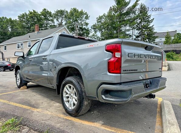 1GCUYEET2NZ192504 2022 CHEVROLET SILVERADO Silver Rear right