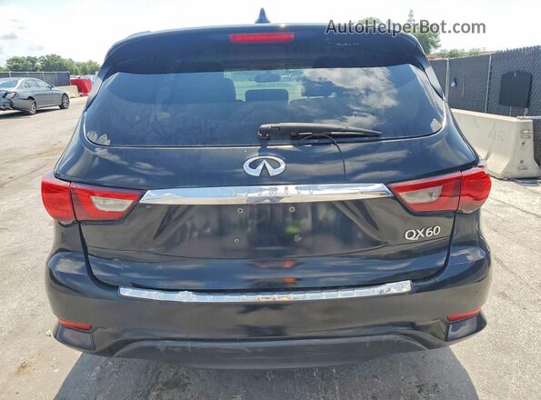5N1DL0MN9JC503505 2018 INFINITI QX60 Black Սալոնի դիմացի տեսք