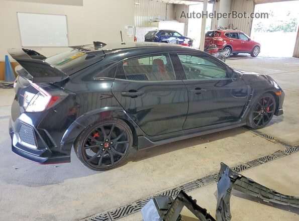 SHHFK8G74JU202363 2018 HONDA CIVIC Black Przód prawy