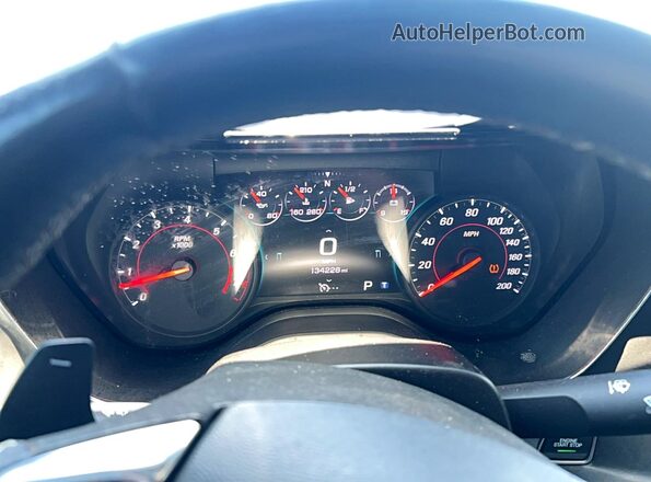 1G1FH1R73J0131328 2018 CHEVROLET CAMARO White ხელსაწყოთა პანელის ხედი